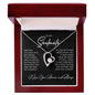 To My Soulmate | I Love You, Forever & Always - Forever Love Necklace