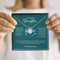 To My Beautiful Daughter | I Will Always Love You - Love Knot Necklace