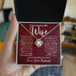 To My Smokin Hot Wife | Love Knot Necklace