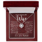 To My Smokin Hot Wife | Love Knot Necklace