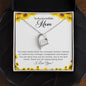 To An Incredible Mom | I Love You - Forever Love Necklace