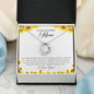To An Incredible Mom | I Love You - Forever Love Necklace